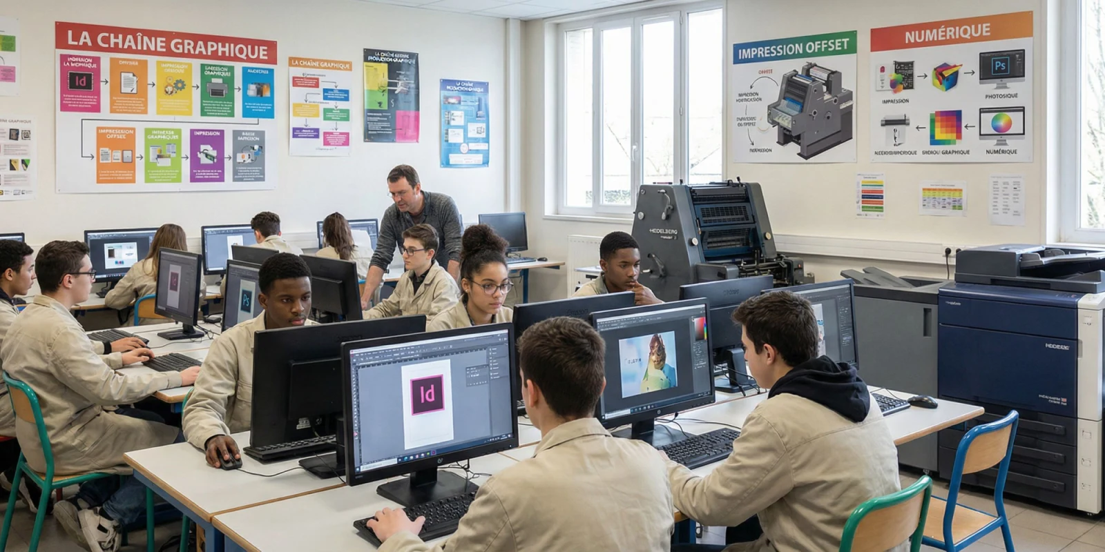 Compétences Clés du Bac Pro RPIP : PAO, Impression et Communication Visuelle