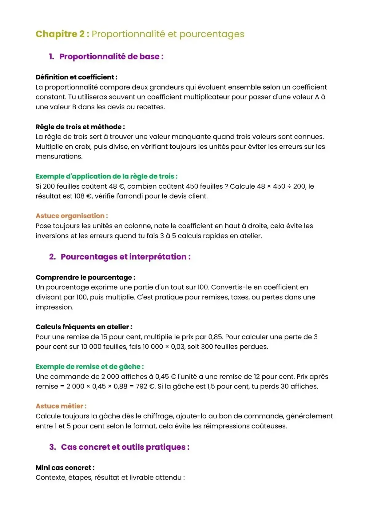 Example Fiche de Révision Bac Pro RPIP